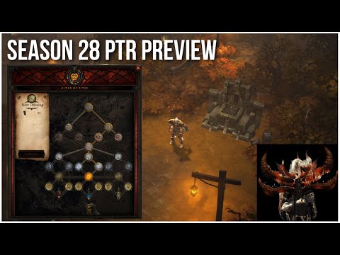 Diablo 3 Season 28 PTR Patch Notes and Preview My Thoughts