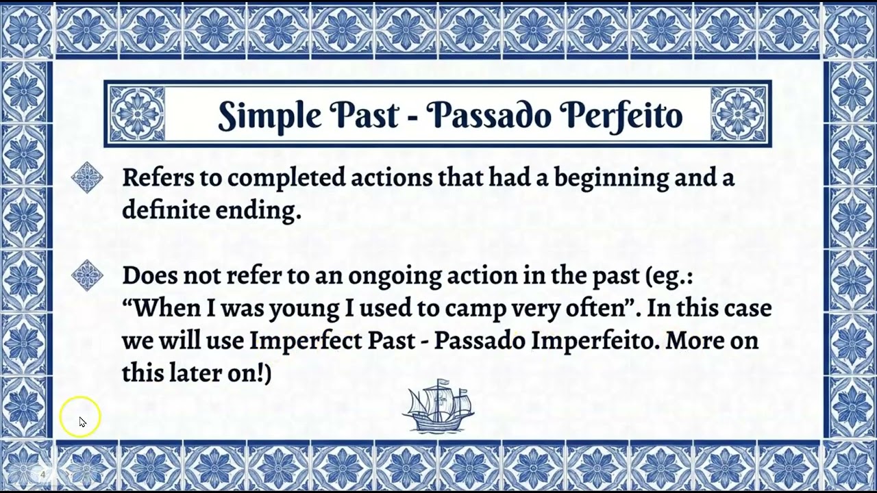 Aula 25 - Simple Past - Expressing Actions in the Past