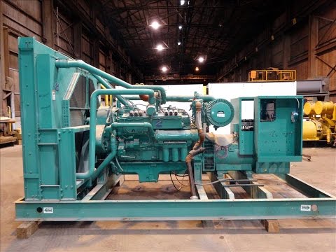 Used- Cummins 500 kW standby natural gas generator set - stock # 46462001