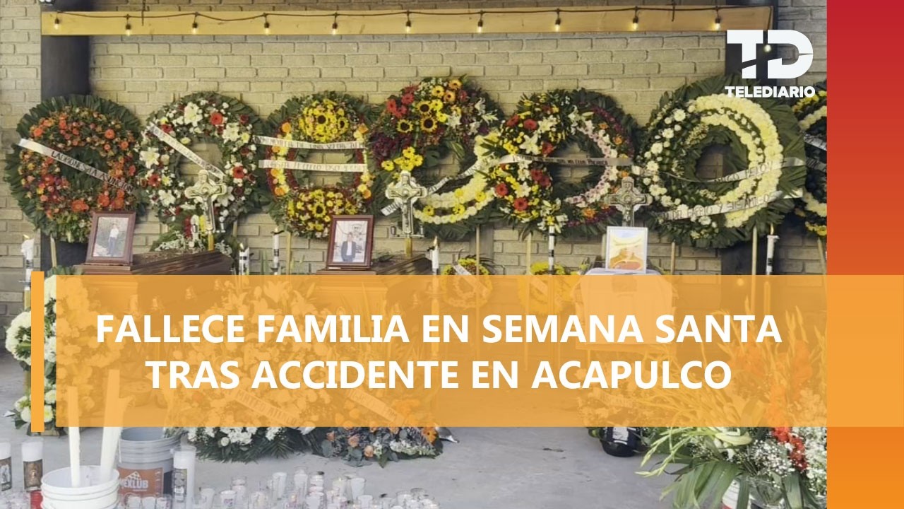 Muere familia de Edomex, entre ellos dos menores y un perro, en viaducto Diamante; iban a Acapulco