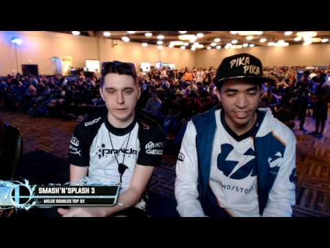 Smash n Splash 3 - PG | Plup & Tempo | Axe vs. Spire | Cob & Trulliam - SSBM - Doubles Top 16 WQs