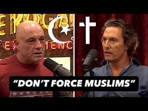 Joe Rogan WARNS Matthew McConaughey: “Don’t Push Christianity on Muslims”