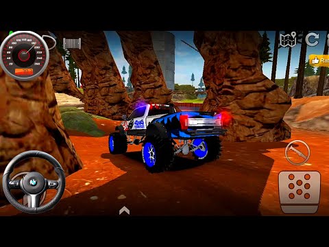 Offroad Outlaws - Police Jeep Car Impassable Uphill Driving #4x4 Car Racing Android Simulator