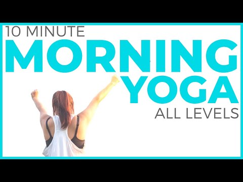 10 minute Mindful Morning Yoga Routine | Sarah Beth Yoga
