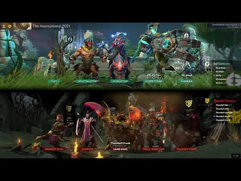 RU Evil Geniuses vs Thunder Predator - Dota 2 The International 2021 - Group Stage Day 3