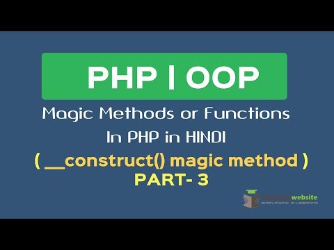 Magic Function in PHP in HINDI | construct | Part 3