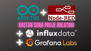 Arduino + Node Red + InfluxDB + Grafana Projesi