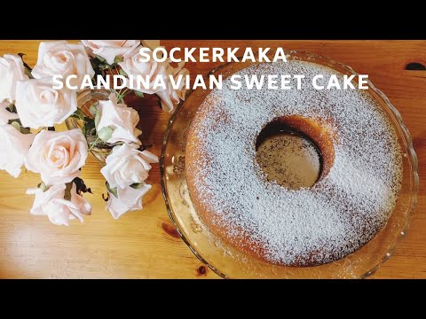 Sockerkaka (Swedish Sugary Sponge Cake)