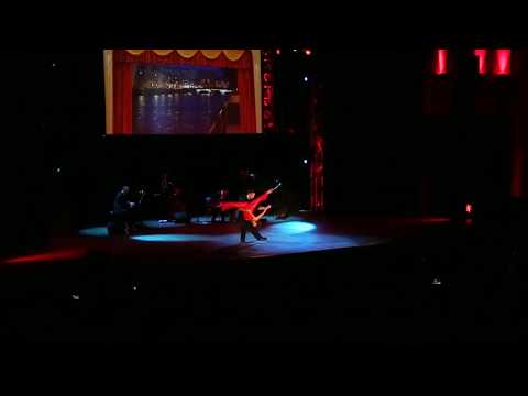  Gisela Natoli  and  Gustavo Rosas  are  dancing  to  the  tango  "  Oblivion  "  at  White Nights tango festival  in  2017