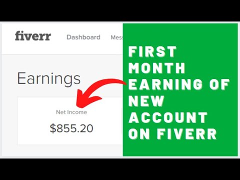 My New Fiverr Account Earnings | First Month Of Fiverr Earning | Make Money On Fiverr