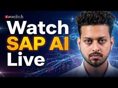 SAP AI Masterclass Live Demo ZaranTech