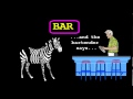 Zebra Walks Into A Bar