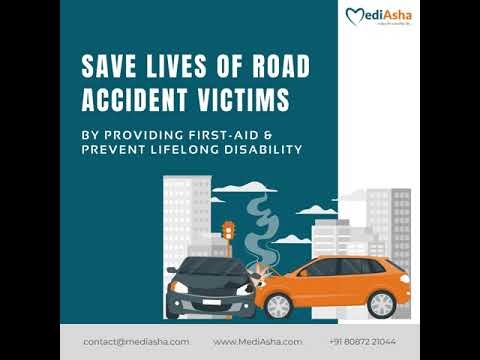 Save road accident victims by providing first-aid in the golden hour and prevent lifelong disability