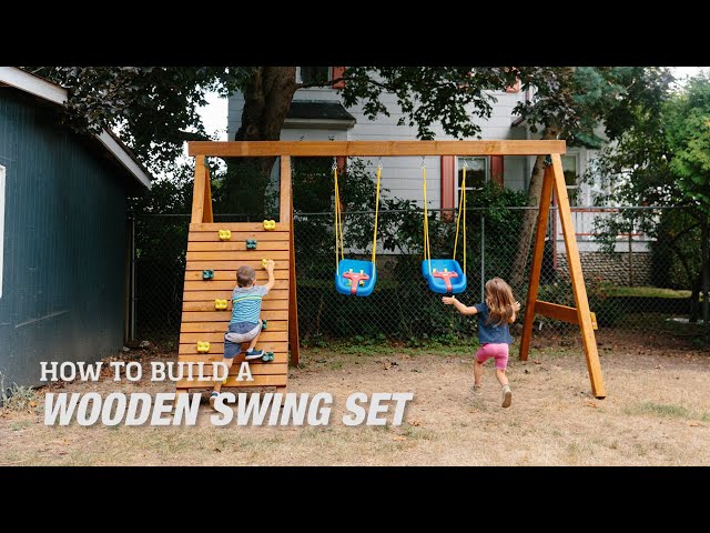 How To Build a Wooden Swing Set