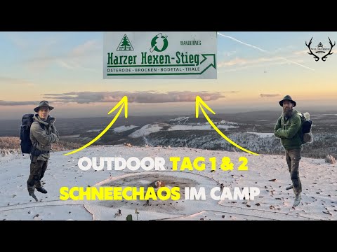 Harzer Hexen-Stieg Tag 1 & 2 im Wetterchaos! | Die Waldwerker #outdoor #survival