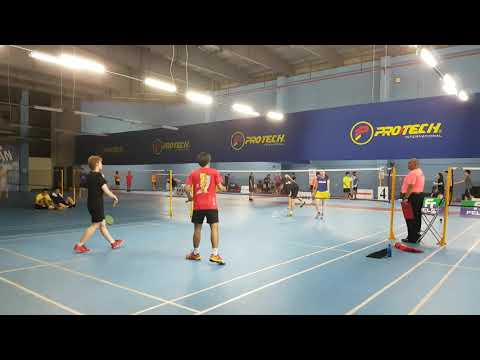 I-Mizu Badminton Tournament 2019 (semi-pro XD) clip #1
