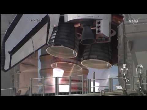 NASA Space Shuttle Rocket Engine Ignition