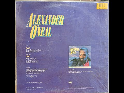 Alexander O'Neal - Fake (Acapella)
