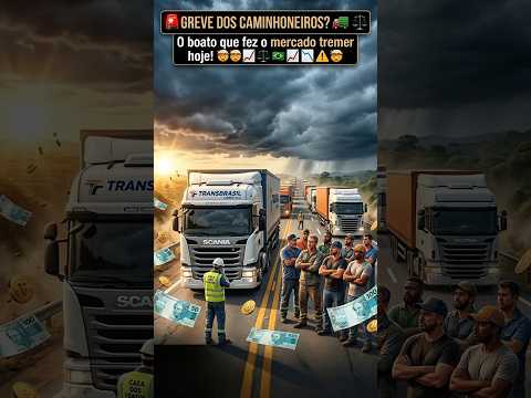 GREVE DOS CAMINHONEIROS? 🚛 O boato que fez o mercado tremer hoje!