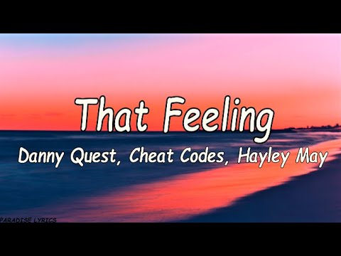 Danny Quest _ Cheat Codes - That Feeling feat. Hayley May (Lyrics Video)