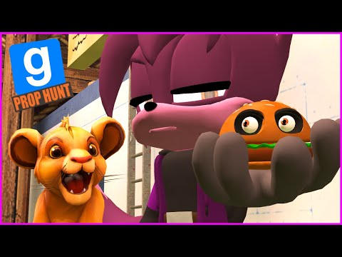 GMOD PROP HUNT WITH FRIENDS! ARE YOU READY FOR THIS KRABBY PATTY!