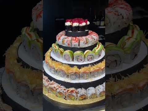 SUSHI CAKE #sushi #shorts #youtubeshorts