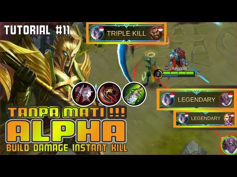 ALPHA BUILD GAMPANG LEGENDERY!! TUTORIAL ALPHA OFFLANER - BUILD ALPHA TERSAKIT 2021