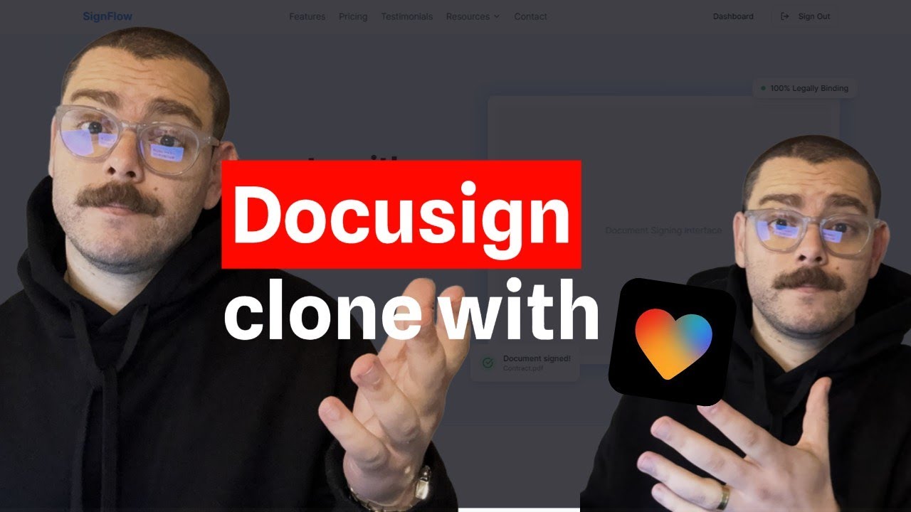 I Built a Docusign Clone with Lovable.ai Because of Greg Isenberg | Vibe Coding