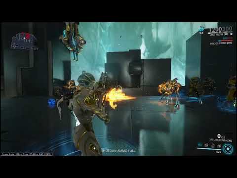 [Warframe] Secura Penta vs Level 170 mobs (Napalm Grenades build)
