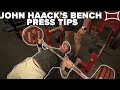 John Haack's Tips for the Bench Press