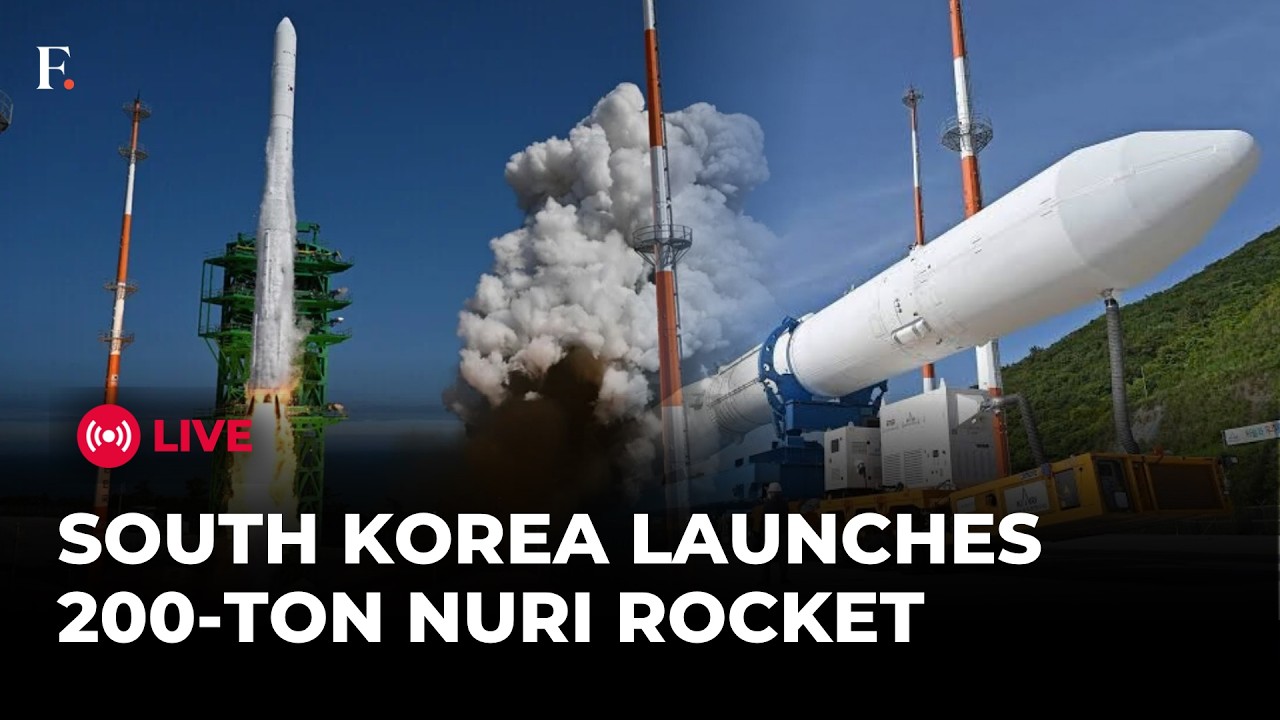 Nuri Rocket Launch LIVE | South Korea’s Nuri Rocket Launches 15 Satellites In 5th Mission