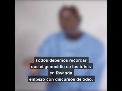 Las palabras de odio matan más que las balas.