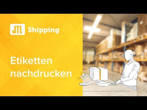 Versandetiketten nachdrucken mit JTL-Wawi