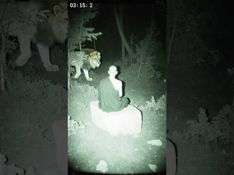 The True Power of Meditation – Even a Lion Bows #monk #meditation