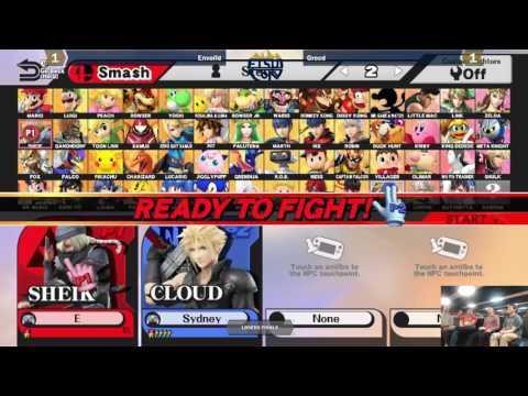 ETSU-Con 2017 Wii U Singles - Envoid vs Greed - Top 8 - Losers Finals