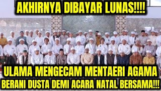 Download lagu DIBAYAR LUNAS!!! AKHIRNYA PARA ULAMA MENGECAM MENTERI AGAMA!!! mp3