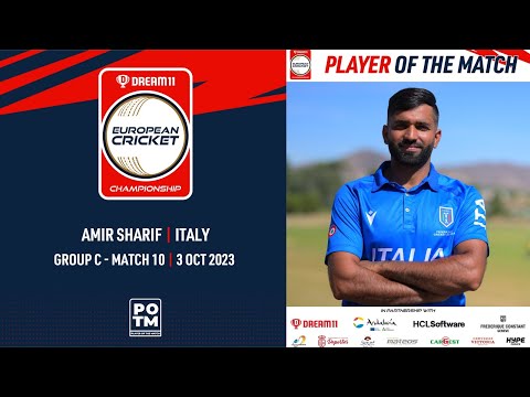 POTM: A.Sharif - ITA vs SER | Highlights | Dream11 ECC23 | 3 Oct 2023 | ECC23.038