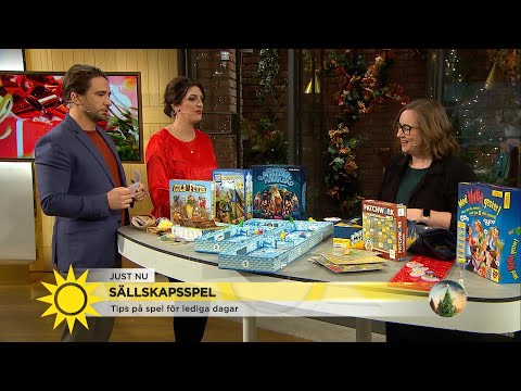 Se när Sebastian testar nya knasiga sällskapsspelet – "skämtar ni eller?" - Nyhetsmorgon (TV4)