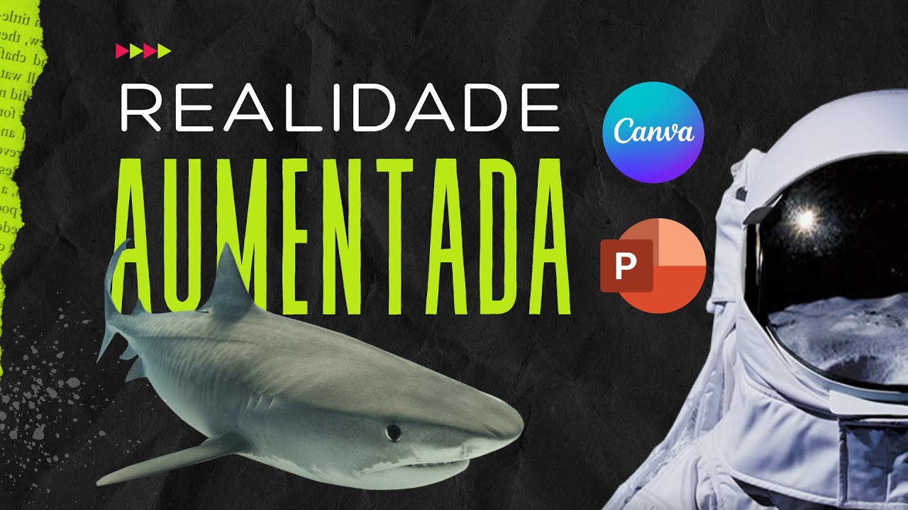 😱 COMO FAZER ARTE 3D COM REALIDADE AUMENTADA USANDO CANVA + POWERPOINT