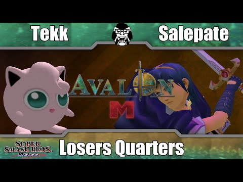 Avalon M - ATBT | Tekk (Jigglypuff) Vs. ATBT | Salepate (Marth) - Losers Quarters - Melee