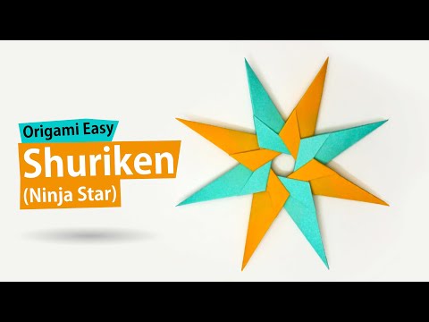 Origami Shuriken Origami Ninja Star Tutorial