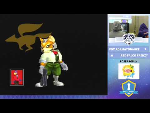 HFLAN 2017 - Frenzy (Falco) vs. Adamayonmike (Fox) - Losers Top 12 - Melee Singles