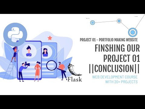 1 HINDI Project 1 Portfolio Making Website Using Flask Creating Home Page