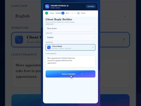 PromptForge AI Starter video preview