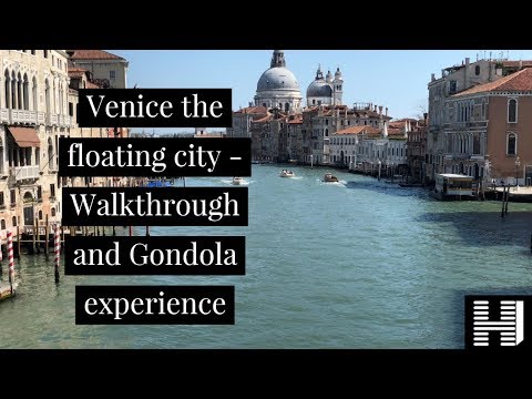 Venice the floating city - Walkthrough and Gondola experience