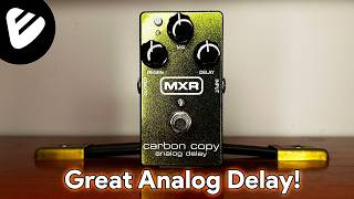 MXR 169 Carbon Copy Analog Delay Pedal Review and Demo