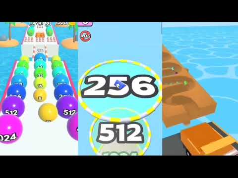 Best Mobile Game ,🤔 2048 Ball Runner vs Jelly Run 2048 vs Marble Run