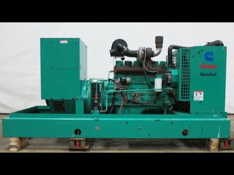 Cummins 80 kW diesel generator, 6BT5.9-G2 engine, 1719 Hrs, Yr 1998 - CSDG # 2252