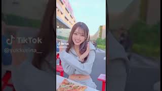 【TikTok】　セクシーな縦動画：yukkurina__ゆっっくりな。 #dance #beautiful #美女 #可愛い #すっぴん美人 #揺らぎ