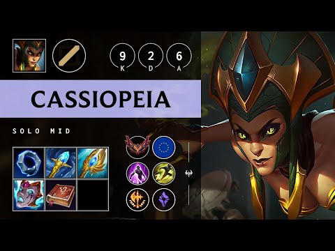 Cassiopeia Mid vs Vladimir - EUW Grandmaster Patch 25.21